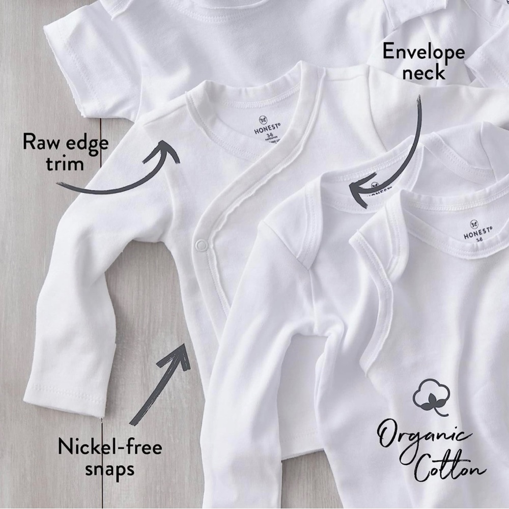 Honest Baby Bodysuit and Sleeper Bundle